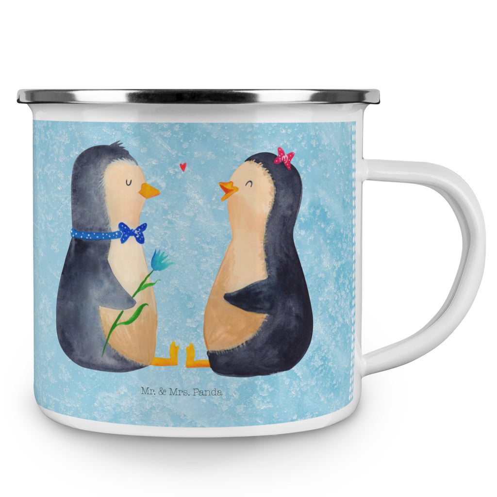 Camping Emaille Tasse Pinguin Pärchen Campingtasse, Trinkbecher, Metalltasse, Outdoor Tasse, Emaille Trinkbecher, Blechtasse Outdoor, Emaille Campingbecher, Edelstahl Trinkbecher, Metalltasse für Camping, Kaffee Blechtasse, Camping Tasse Metall, Pinguin, Pinguine, Liebe, Liebespaar, Liebesbeweis, Liebesgeschenk, Verlobung, Jahrestag, Hochzeitstag, Hochzeit, Hochzeitsgeschenk, große Liebe, Traumpaar
