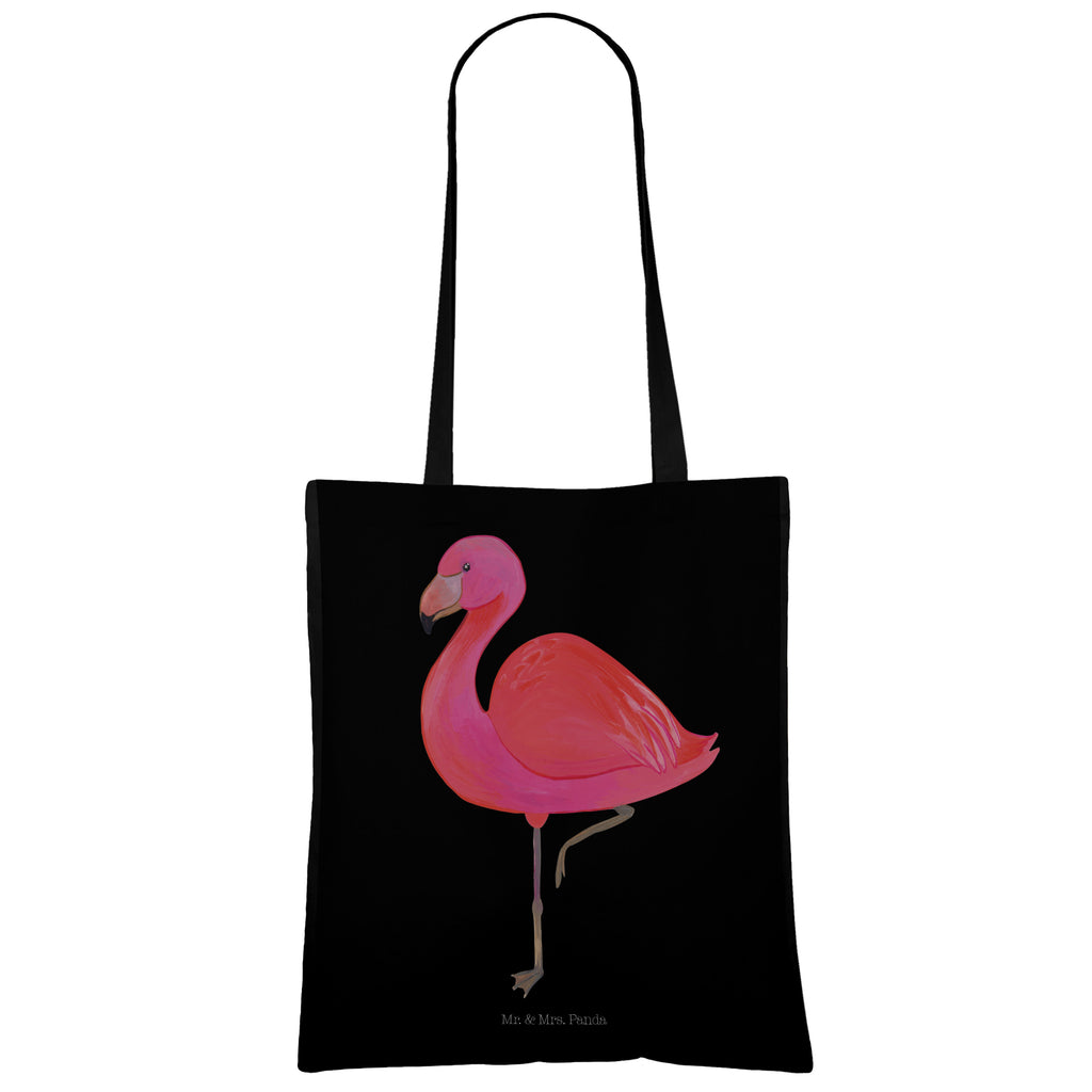 Tragetasche Flamingo classic Beuteltasche, Beutel, Einkaufstasche, Jutebeutel, Stoffbeutel, Flamingo, Einzigartig, Selbstliebe, Stolz, ich, für mich, Spruch, Freundin, Freundinnen, Außenseiter, Sohn, Tochter, Geschwister