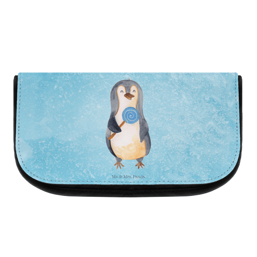 Kosmetiktasche Pinguin Lolli Kosmetikbeutel, Kulturtasche, Kulturbeutel, Schminktasche, Make-Up Tasche, Pinguin, Pinguine, Lolli, Süßigkeiten, Blödsinn, Spruch, Rebell, Gauner, Ganove, Rabauke