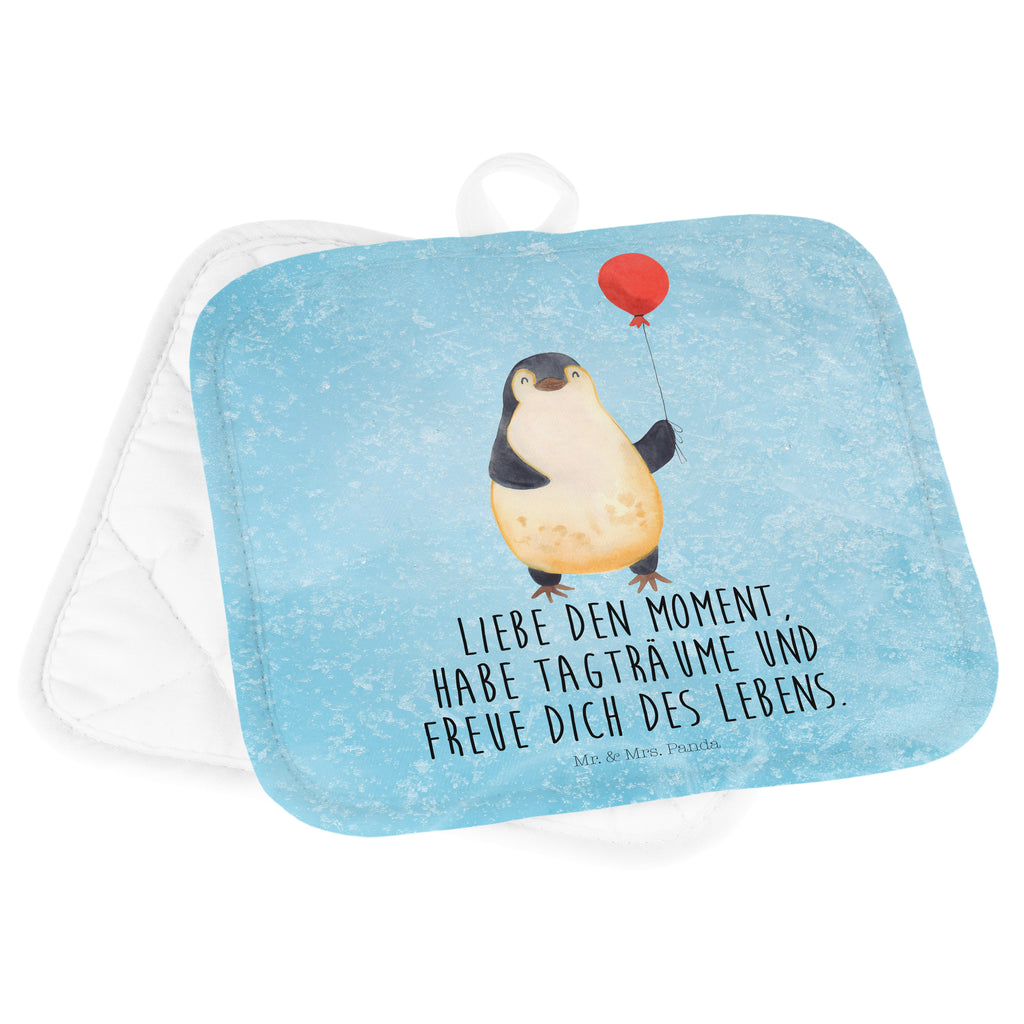2er Set Topflappen  Pinguin Luftballon Topflappen, Topfuntersetzer, Ofenhandschuh, Topflappen Set, Topflappen lustig, Topflappen mit Spruch, Pinguin, Pinguine, Luftballon, Tagträume, Lebenslust, Geschenk Freundin, Geschenkidee, beste Freundin, Motivation, Neustart, neues Leben, Liebe, Glück
