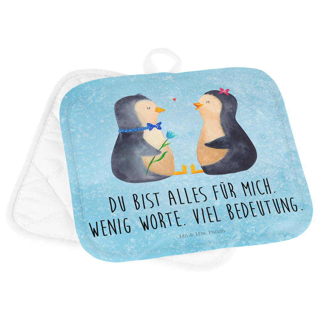 2er Set Topflappen  Pinguin Pärchen Topflappen, Topfuntersetzer, Ofenhandschuh, Topflappen Set, Topflappen lustig, Topflappen mit Spruch, Pinguin, Pinguine, Liebe, Liebespaar, Liebesbeweis, Liebesgeschenk, Verlobung, Jahrestag, Hochzeitstag, Hochzeit, Hochzeitsgeschenk, große Liebe, Traumpaar