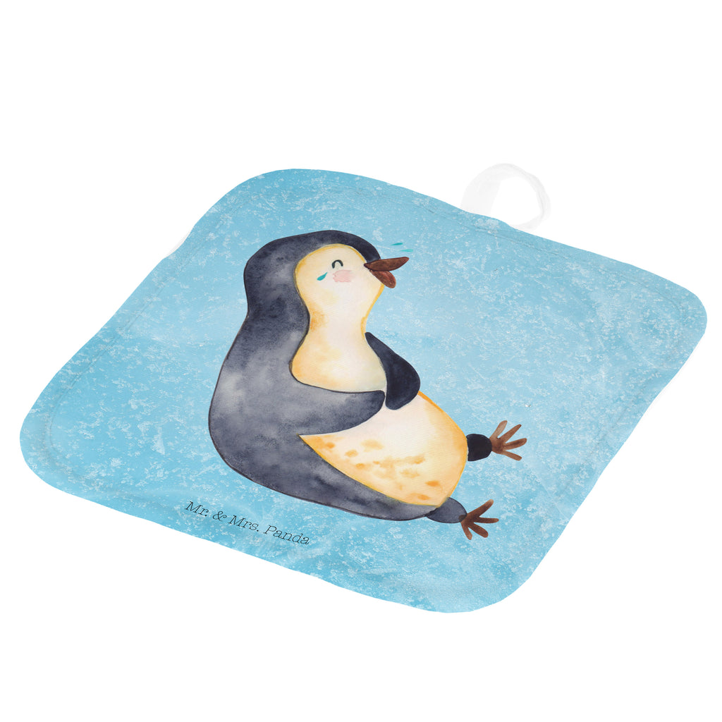 2er Set Topflappen  Pinguin lachend Topflappen, Topfuntersetzer, Ofenhandschuh, Topflappen Set, Topflappen lustig, Topflappen mit Spruch, Pinguin, Pinguine, lustiger Spruch, Optimismus, Fröhlich, Lachen, Humor, Fröhlichkeit