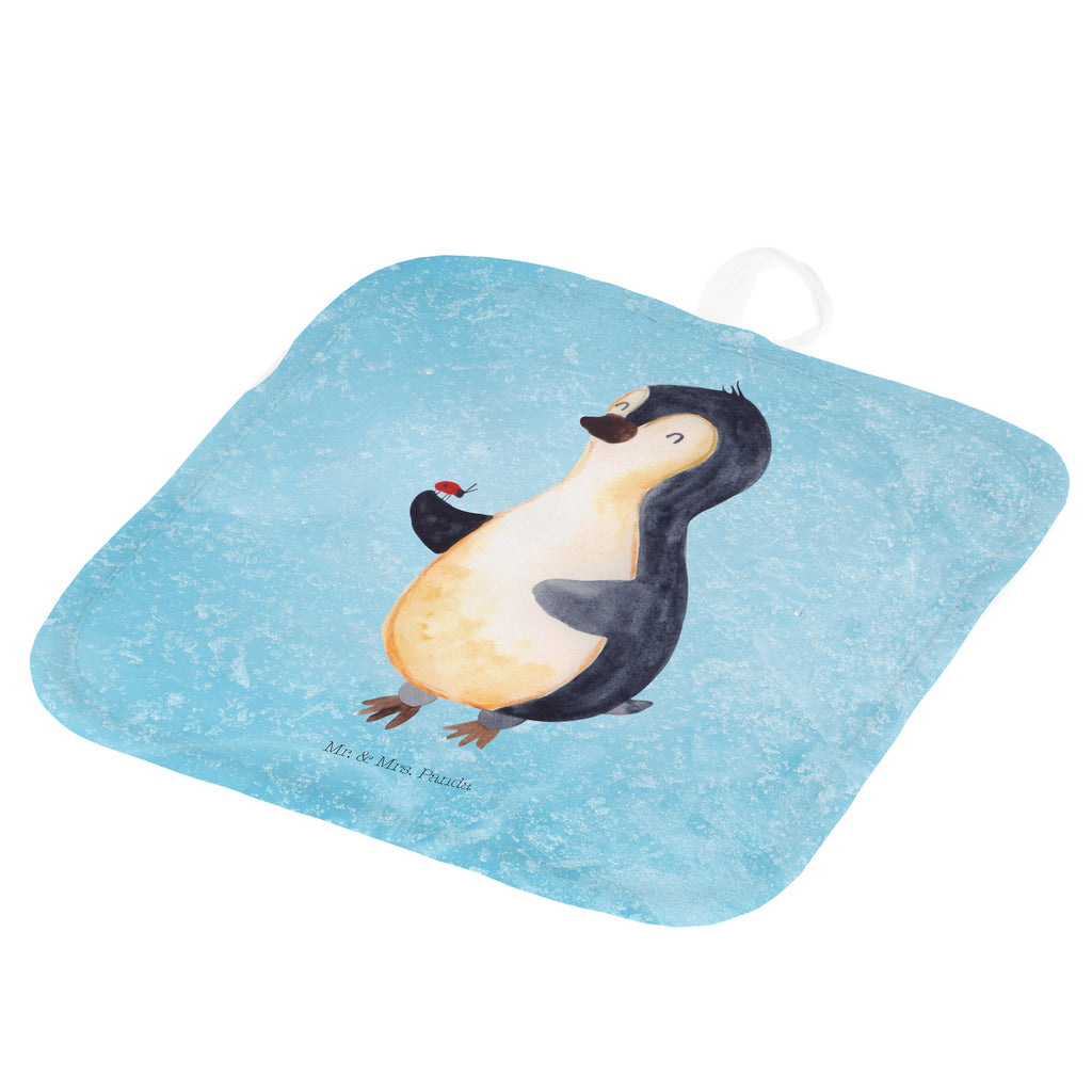 2er Set Topflappen  Pinguin Marienkäfer Topflappen, Topfuntersetzer, Ofenhandschuh, Topflappen Set, Topflappen lustig, Topflappen mit Spruch, Pinguin, Pinguine, Marienkäfer, Liebe, Wunder, Glück, Freude, Lebensfreude