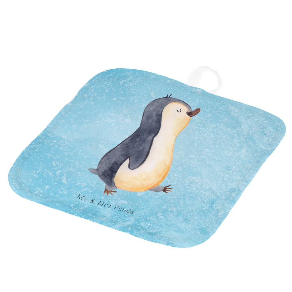 2er Set Topflappen  Pinguin marschierend Topflappen, Topfuntersetzer, Ofenhandschuh, Topflappen Set, Topflappen lustig, Topflappen mit Spruch, Pinguin, Pinguine, Frühaufsteher, Langschläfer, Bruder, Schwester, Familie