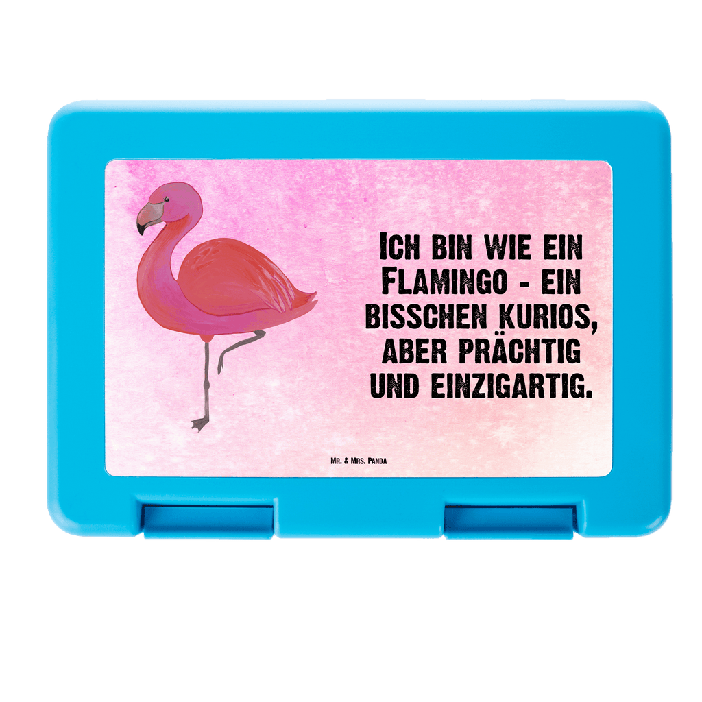 Brotdose Flamingo classic Brotbox, Snackbox, Lunch box, Butterbrotdose, Brotzeitbox, Flamingo, Einzigartig, Selbstliebe, Stolz, ich, für mich, Spruch, Freundin, Freundinnen, Außenseiter, Sohn, Tochter, Geschwister