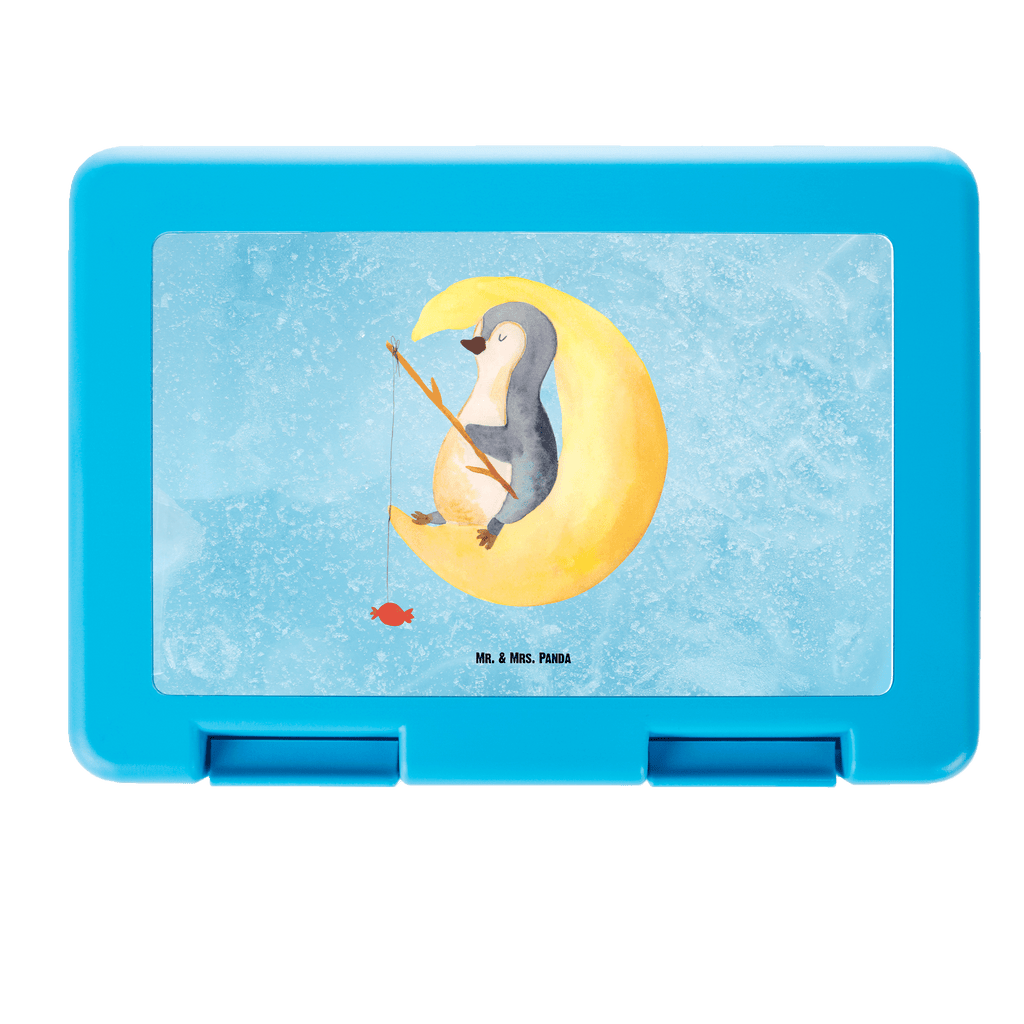 Brotdose Pinguin Mond Brotbox, Snackbox, Lunch box, Butterbrotdose, Brotzeitbox, Pinguin, Pinguine, Spruch, schlafen, Nachtruhe, Einschlafen, Schlafzimmer, Schlafstörungen, Gästezimmer