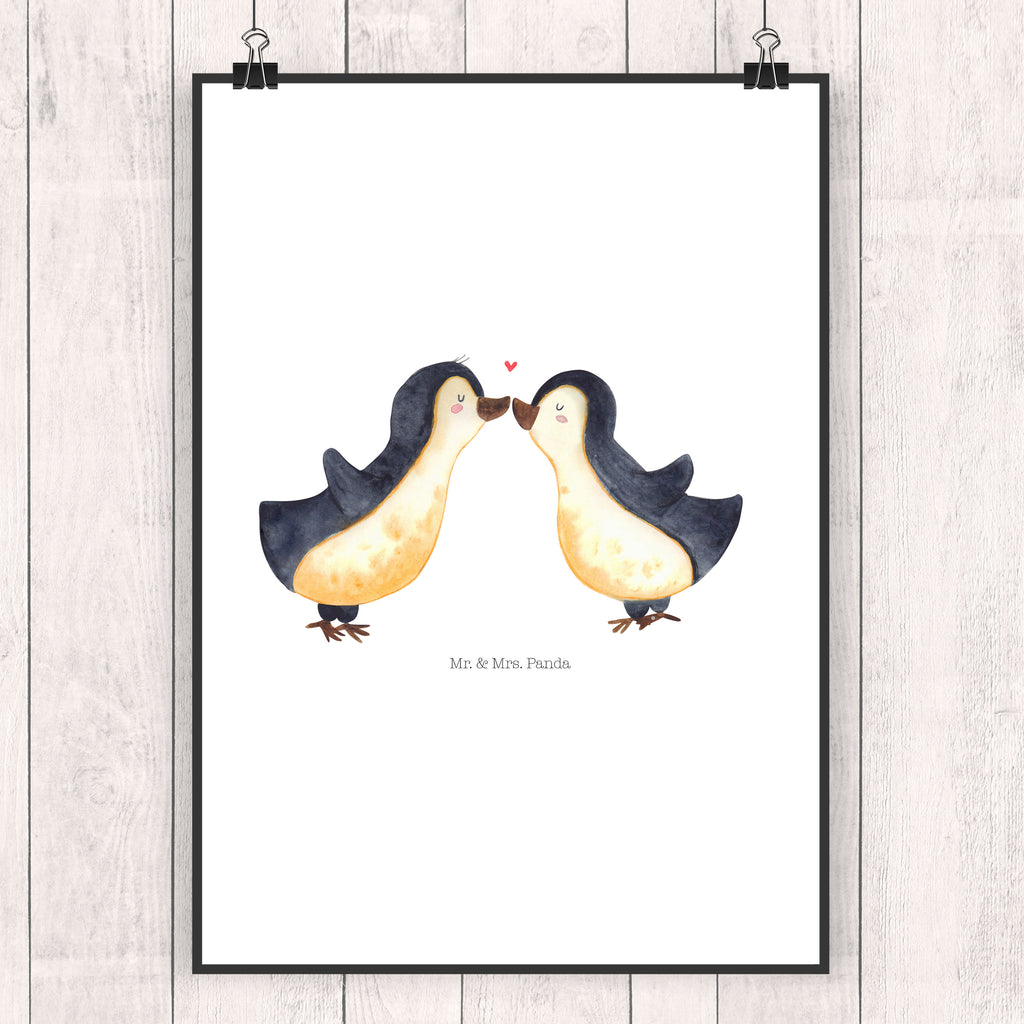 Poster Pinguin Liebe Poster, Wandposter, Bild, Wanddeko, Küchenposter, Kinderposter, Wanddeko Bild, Raumdekoration, Wanddekoration, Handgemaltes Poster, Mr. & Mrs. Panda Poster, Designposter, Kunstdruck, Posterdruck, Liebe, Partner, Freund, Freundin, Ehemann, Ehefrau, Heiraten, Verlobung, Heiratsantrag, Liebesgeschenk, Jahrestag, Hocheitstag, Pinguin, Pinguine, Pinguin Paar, Pinguinpaar, Pinguin Liebe, Paar, Pärchen. Liebespaar, Liebesbeweis, Liebesspruch, Hochzeitstag, Geschenk Freund, Geschenk Freundin, Verlobte, Verlobter, Love, Geschenk Hochzeitstag, Geschenkidee, Hochzeit, Gastgeschenk