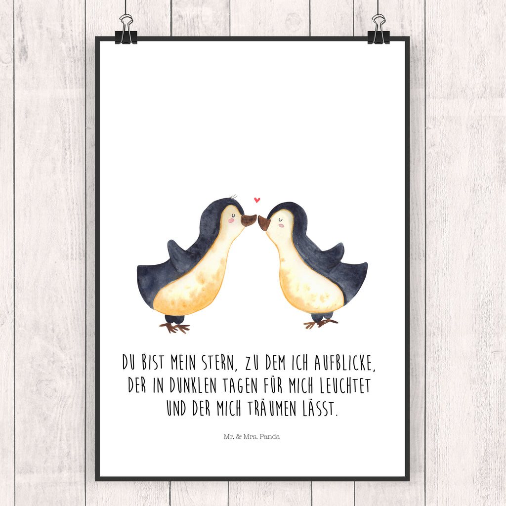 Poster Pinguin Liebe Poster, Wandposter, Bild, Wanddeko, Küchenposter, Kinderposter, Wanddeko Bild, Raumdekoration, Wanddekoration, Handgemaltes Poster, Mr. & Mrs. Panda Poster, Designposter, Kunstdruck, Posterdruck, Liebe, Partner, Freund, Freundin, Ehemann, Ehefrau, Heiraten, Verlobung, Heiratsantrag, Liebesgeschenk, Jahrestag, Hocheitstag, Pinguin, Pinguine, Pinguin Paar, Pinguinpaar, Pinguin Liebe, Paar, Pärchen. Liebespaar, Liebesbeweis, Liebesspruch, Hochzeitstag, Geschenk Freund, Geschenk Freundin, Verlobte, Verlobter, Love, Geschenk Hochzeitstag, Geschenkidee, Hochzeit, Gastgeschenk