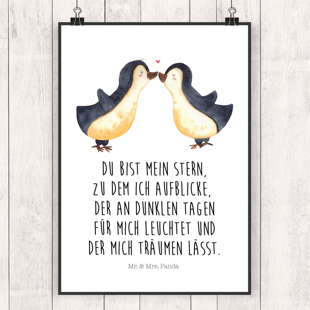 Poster Pinguin Liebe Poster, Wandposter, Bild, Wanddeko, Küchenposter, Kinderposter, Wanddeko Bild, Raumdekoration, Wanddekoration, Handgemaltes Poster, Mr. & Mrs. Panda Poster, Designposter, Kunstdruck, Posterdruck, Liebe, Partner, Freund, Freundin, Ehemann, Ehefrau, Heiraten, Verlobung, Heiratsantrag, Liebesgeschenk, Jahrestag, Hocheitstag, Pinguin, Pinguine, Pinguin Paar, Pinguinpaar, Pinguin Liebe, Paar, Pärchen. Liebespaar, Liebesbeweis, Liebesspruch, Hochzeitstag, Geschenk Freund, Geschenk Freundin, Verlobte, Verlobter, Love, Geschenk Hochzeitstag, Geschenkidee, Hochzeit, Gastgeschenk