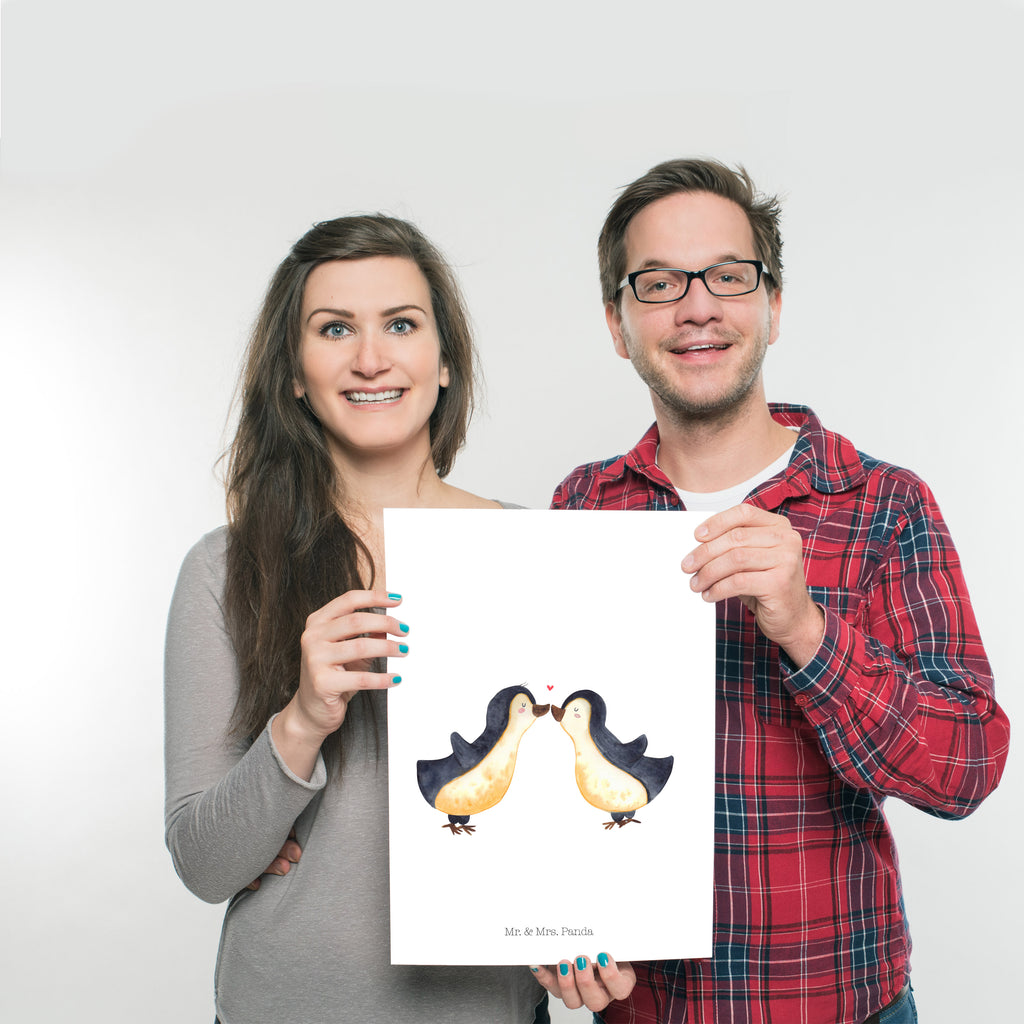 Poster Pinguin Liebe Poster, Wandposter, Bild, Wanddeko, Küchenposter, Kinderposter, Wanddeko Bild, Raumdekoration, Wanddekoration, Handgemaltes Poster, Mr. & Mrs. Panda Poster, Designposter, Kunstdruck, Posterdruck, Liebe, Partner, Freund, Freundin, Ehemann, Ehefrau, Heiraten, Verlobung, Heiratsantrag, Liebesgeschenk, Jahrestag, Hocheitstag, Pinguin, Pinguine, Pinguin Paar, Pinguinpaar, Pinguin Liebe, Paar, Pärchen. Liebespaar, Liebesbeweis, Liebesspruch, Hochzeitstag, Geschenk Freund, Geschenk Freundin, Verlobte, Verlobter, Love, Geschenk Hochzeitstag, Geschenkidee, Hochzeit, Gastgeschenk