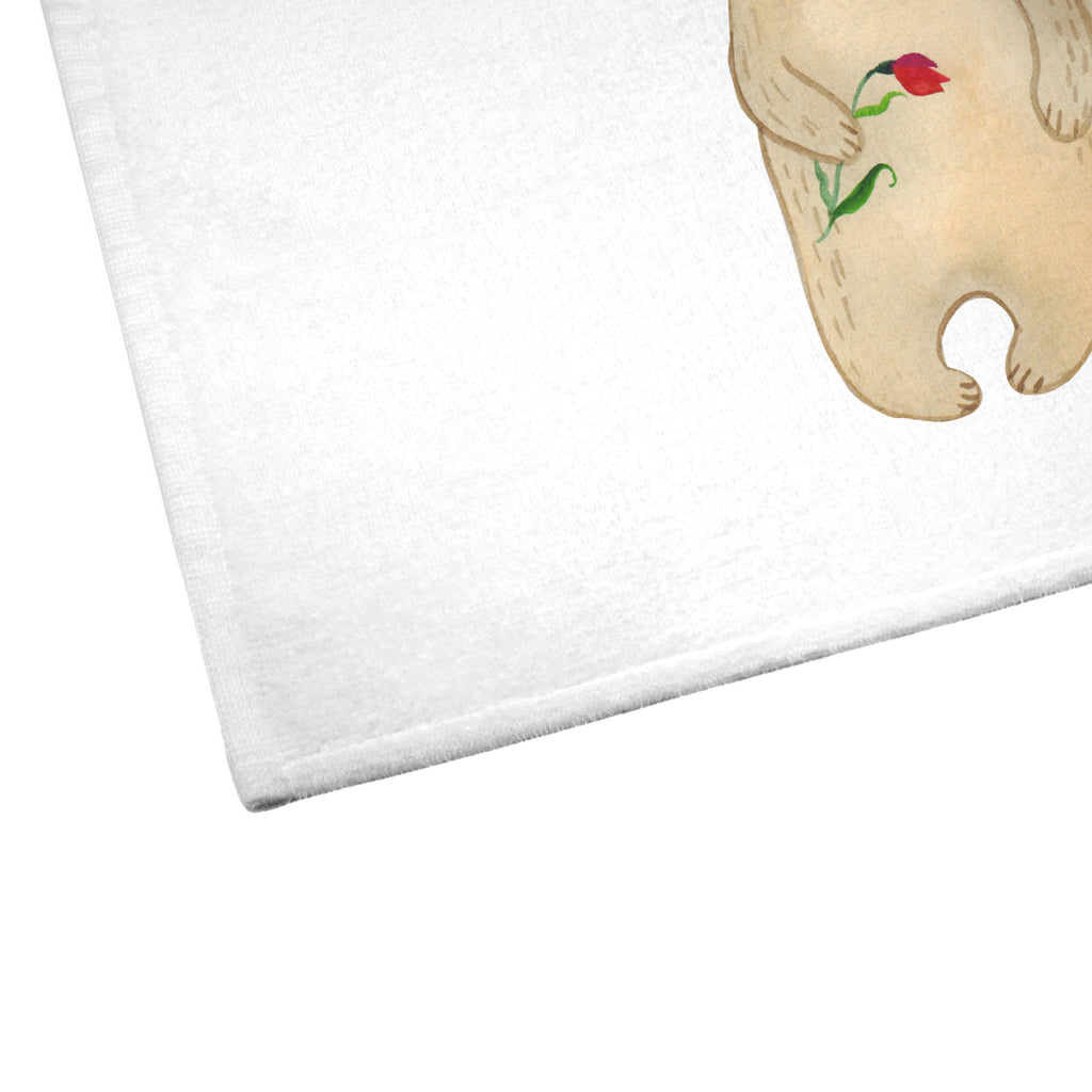 Gäste Handtuch Bären mit Blumenkranz Gästetuch, Reisehandtuch, Sport Handtuch, Frottier, Kinder Handtuch, Familie, Vatertag, Muttertag, Bruder, Schwester, Mama, Papa, Oma, Opa, Bär, Bären, Mutter, Mutti, Mami, Lieblingsmensch, Lieblingsmama, beste Mutter, weltbeste Mama, Geschenk Mama. Muttertag, Tochter, Kind, Kinder, Töchter, Family, Vorbild