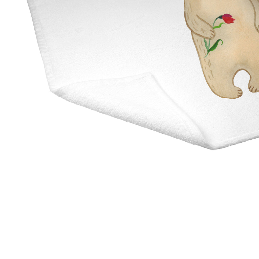 Gäste Handtuch Bären mit Blumenkranz Gästetuch, Reisehandtuch, Sport Handtuch, Frottier, Kinder Handtuch, Familie, Vatertag, Muttertag, Bruder, Schwester, Mama, Papa, Oma, Opa, Bär, Bären, Mutter, Mutti, Mami, Lieblingsmensch, Lieblingsmama, beste Mutter, weltbeste Mama, Geschenk Mama. Muttertag, Tochter, Kind, Kinder, Töchter, Family, Vorbild