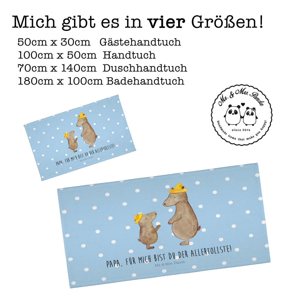 Gäste Handtuch Bären mit Hut Gästetuch, Reisehandtuch, Sport Handtuch, Frottier, Kinder Handtuch, Familie, Vatertag, Muttertag, Bruder, Schwester, Mama, Papa, Oma, Opa, Bär, Bären, Vater, Papi, Paps, Dad, Daddy, Lieblingsmensch, Sohn, Söhne, Kind, Kinder, Vater-Sohn, Family, Vorbild