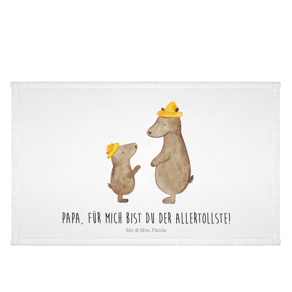 Gäste Handtuch Bären mit Hut Gästetuch, Reisehandtuch, Sport Handtuch, Frottier, Kinder Handtuch, Familie, Vatertag, Muttertag, Bruder, Schwester, Mama, Papa, Oma, Opa, Bär, Bären, Vater, Papi, Paps, Dad, Daddy, Lieblingsmensch, Sohn, Söhne, Kind, Kinder, Vater-Sohn, Family, Vorbild