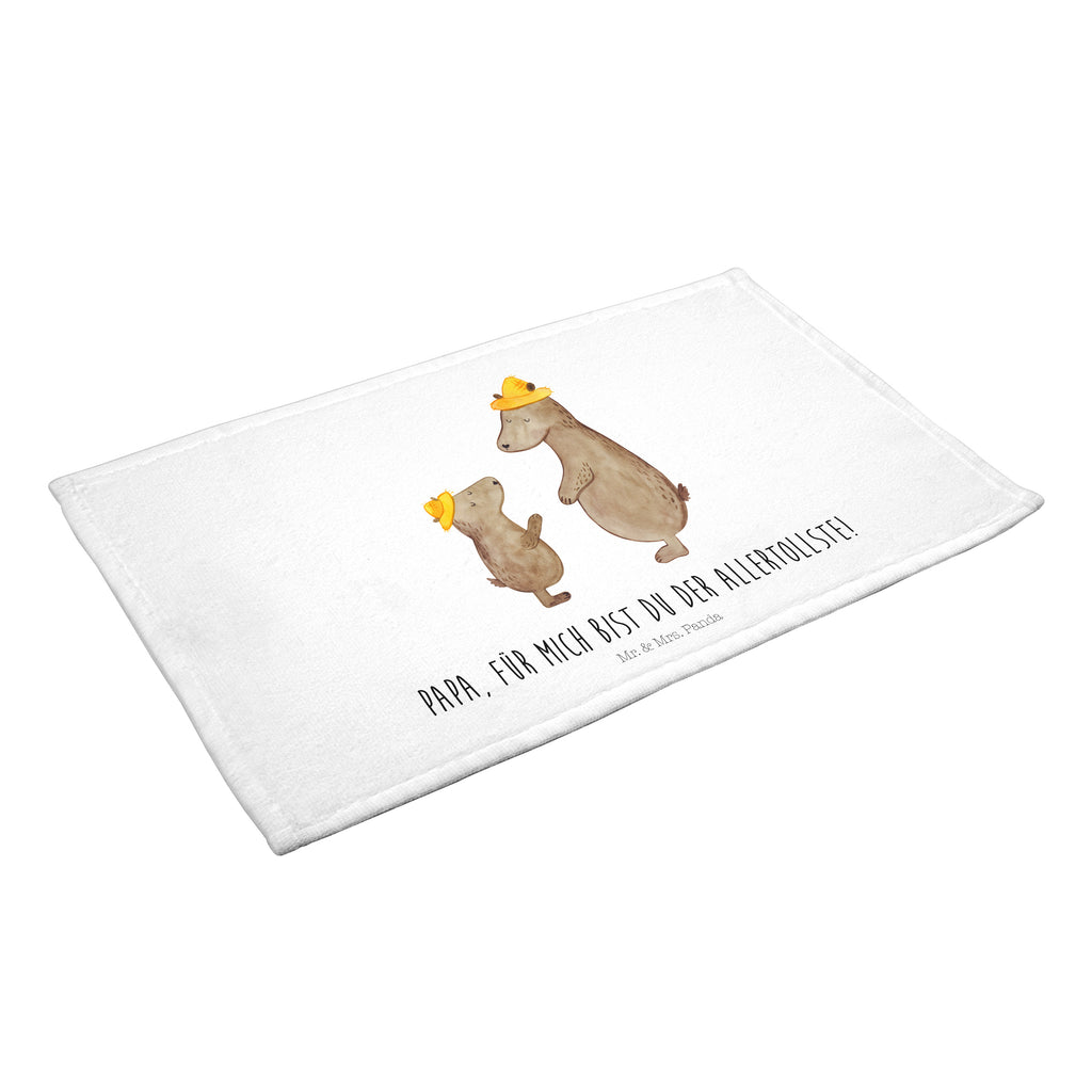 Gäste Handtuch Bären mit Hut Gästetuch, Reisehandtuch, Sport Handtuch, Frottier, Kinder Handtuch, Familie, Vatertag, Muttertag, Bruder, Schwester, Mama, Papa, Oma, Opa, Bär, Bären, Vater, Papi, Paps, Dad, Daddy, Lieblingsmensch, Sohn, Söhne, Kind, Kinder, Vater-Sohn, Family, Vorbild