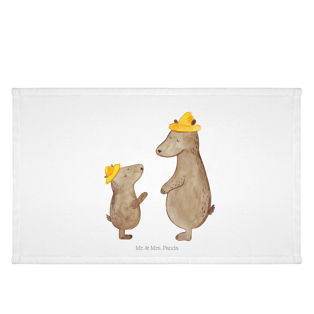 Gäste Handtuch Bären mit Hut Gästetuch, Reisehandtuch, Sport Handtuch, Frottier, Kinder Handtuch, Familie, Vatertag, Muttertag, Bruder, Schwester, Mama, Papa, Oma, Opa, Bär, Bären, Vater, Papi, Paps, Dad, Daddy, Lieblingsmensch, Sohn, Söhne, Kind, Kinder, Vater-Sohn, Family, Vorbild