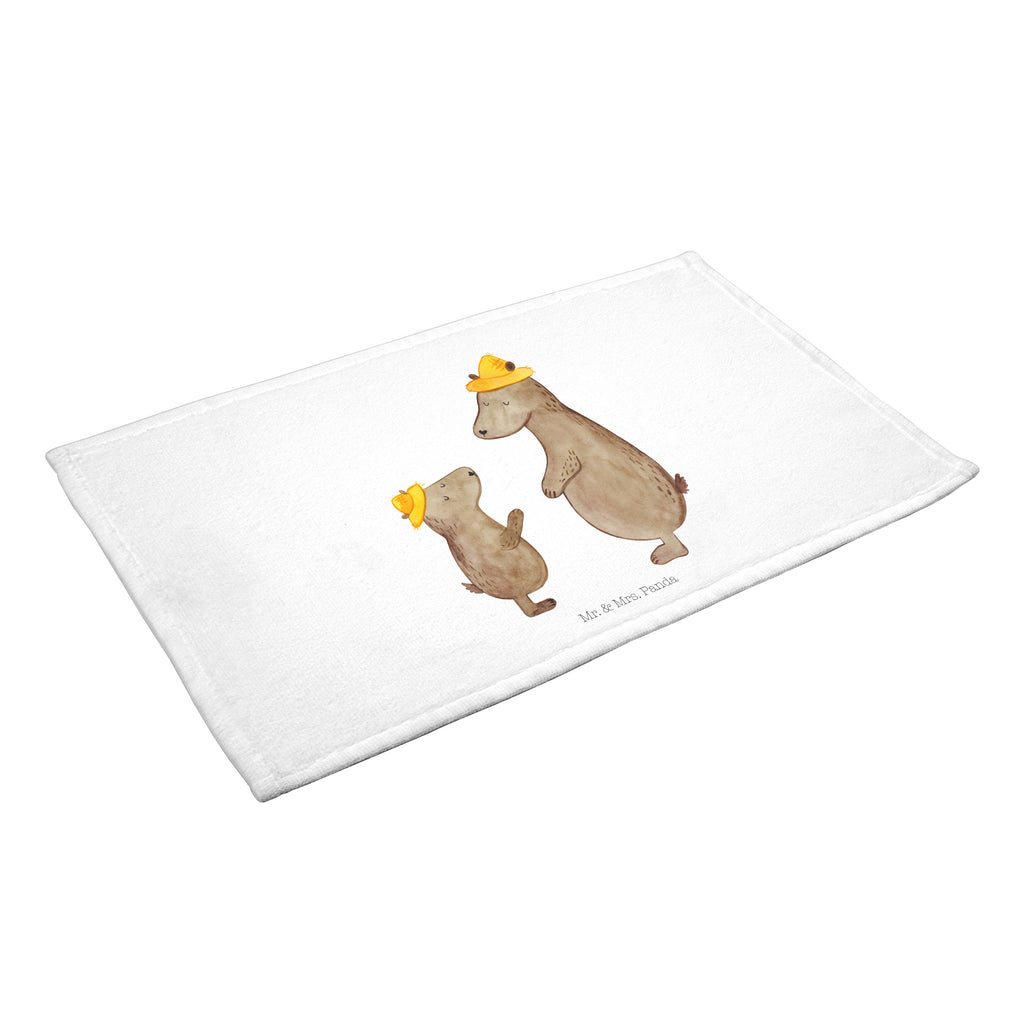 Gäste Handtuch Bären mit Hut Gästetuch, Reisehandtuch, Sport Handtuch, Frottier, Kinder Handtuch, Familie, Vatertag, Muttertag, Bruder, Schwester, Mama, Papa, Oma, Opa, Bär, Bären, Vater, Papi, Paps, Dad, Daddy, Lieblingsmensch, Sohn, Söhne, Kind, Kinder, Vater-Sohn, Family, Vorbild