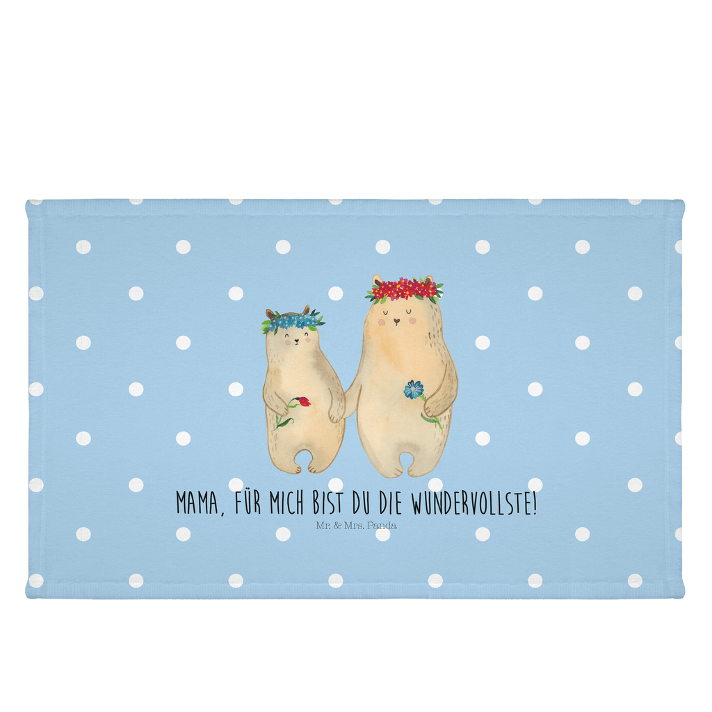 50 x 100 Handtuch Bären mit Blumenkranz Handtuch, Badehandtuch, Badezimmer, Handtücher, groß, Kinder, Baby, Familie, Vatertag, Muttertag, Bruder, Schwester, Mama, Papa, Oma, Opa, Bär, Bären, Mutter, Mutti, Mami, Lieblingsmensch, Lieblingsmama, beste Mutter, weltbeste Mama, Geschenk Mama. Muttertag, Tochter, Kind, Töchter, Family, Vorbild