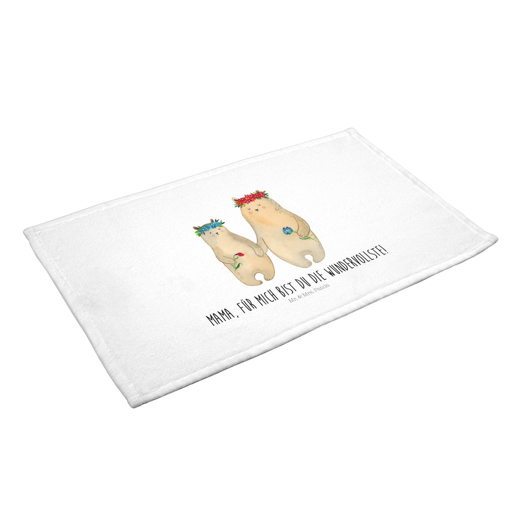 50 x 100 Handtuch Bären mit Blumenkranz Handtuch, Badehandtuch, Badezimmer, Handtücher, groß, Kinder, Baby, Familie, Vatertag, Muttertag, Bruder, Schwester, Mama, Papa, Oma, Opa, Bär, Bären, Mutter, Mutti, Mami, Lieblingsmensch, Lieblingsmama, beste Mutter, weltbeste Mama, Geschenk Mama. Muttertag, Tochter, Kind, Töchter, Family, Vorbild