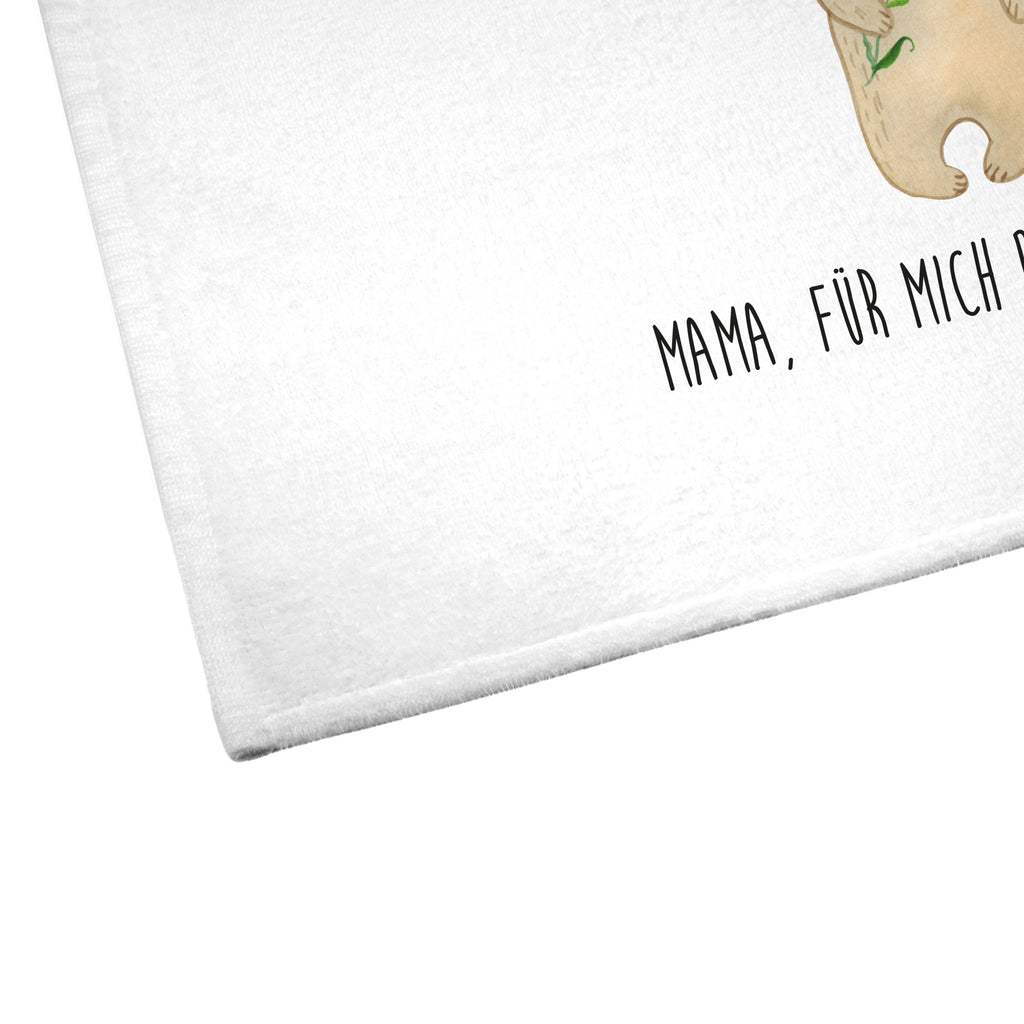 50 x 100 Handtuch Bären mit Blumenkranz Handtuch, Badehandtuch, Badezimmer, Handtücher, groß, Kinder, Baby, Familie, Vatertag, Muttertag, Bruder, Schwester, Mama, Papa, Oma, Opa, Bär, Bären, Mutter, Mutti, Mami, Lieblingsmensch, Lieblingsmama, beste Mutter, weltbeste Mama, Geschenk Mama. Muttertag, Tochter, Kind, Töchter, Family, Vorbild