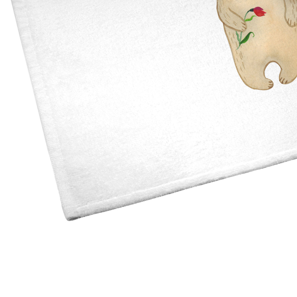 50 x 100 Handtuch Bären mit Blumenkranz Handtuch, Badehandtuch, Badezimmer, Handtücher, groß, Kinder, Baby, Familie, Vatertag, Muttertag, Bruder, Schwester, Mama, Papa, Oma, Opa, Bär, Bären, Mutter, Mutti, Mami, Lieblingsmensch, Lieblingsmama, beste Mutter, weltbeste Mama, Geschenk Mama. Muttertag, Tochter, Kind, Töchter, Family, Vorbild