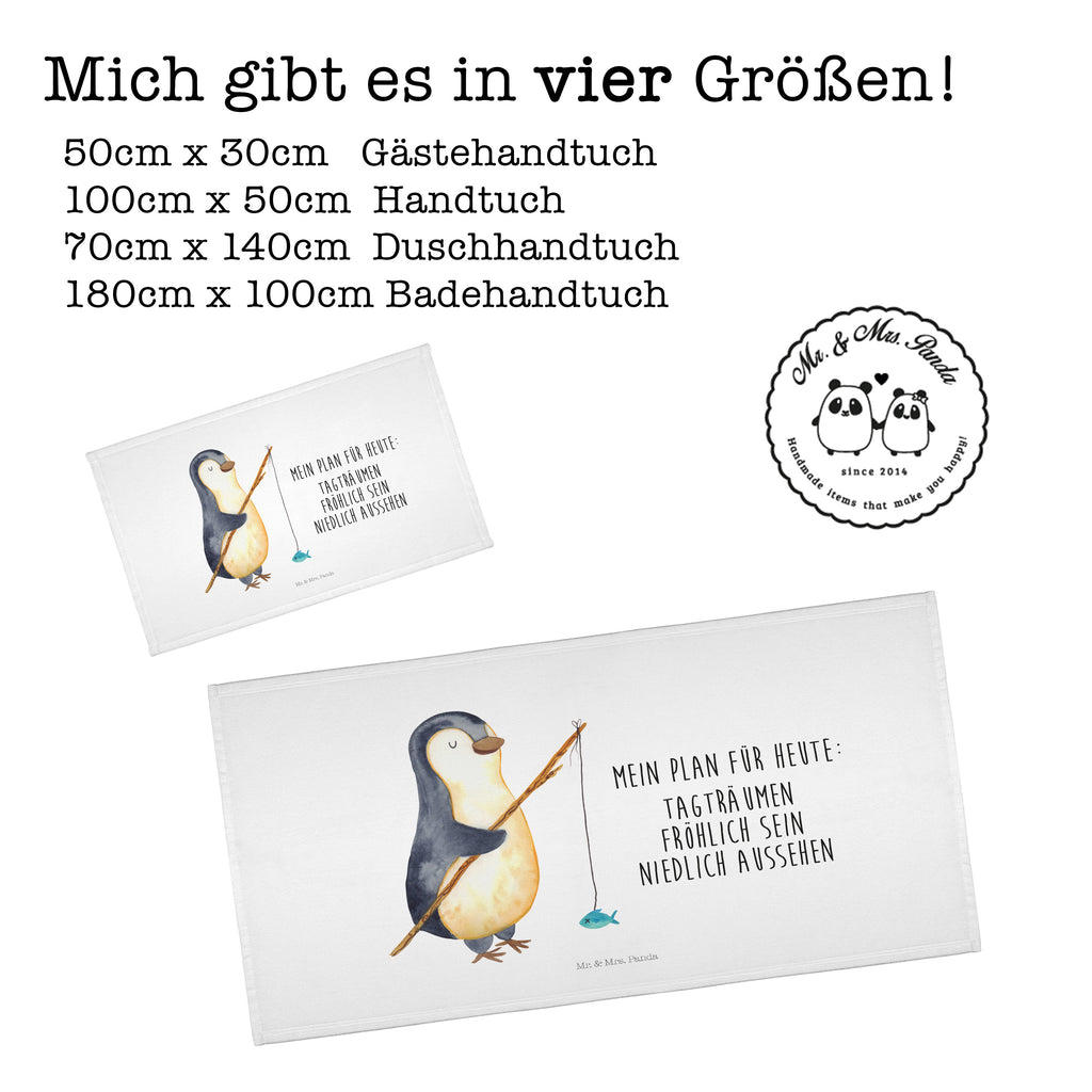 Gäste Handtuch Pinguin Angler Gästetuch, Reisehandtuch, Sport Handtuch, Frottier, Kinder Handtuch, Pinguin, Pinguine, Angeln, Angler, Tagträume, Hobby, Plan, Planer, Tagesplan, Neustart, Motivation, Geschenk, Freundinnen, Geschenkidee, Urlaub, Wochenende
