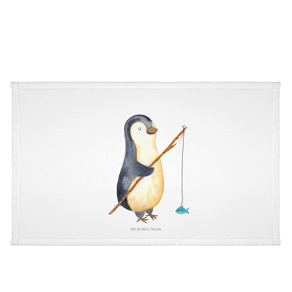 Gäste Handtuch Pinguin Angler Gästetuch, Reisehandtuch, Sport Handtuch, Frottier, Kinder Handtuch, Pinguin, Pinguine, Angeln, Angler, Tagträume, Hobby, Plan, Planer, Tagesplan, Neustart, Motivation, Geschenk, Freundinnen, Geschenkidee, Urlaub, Wochenende