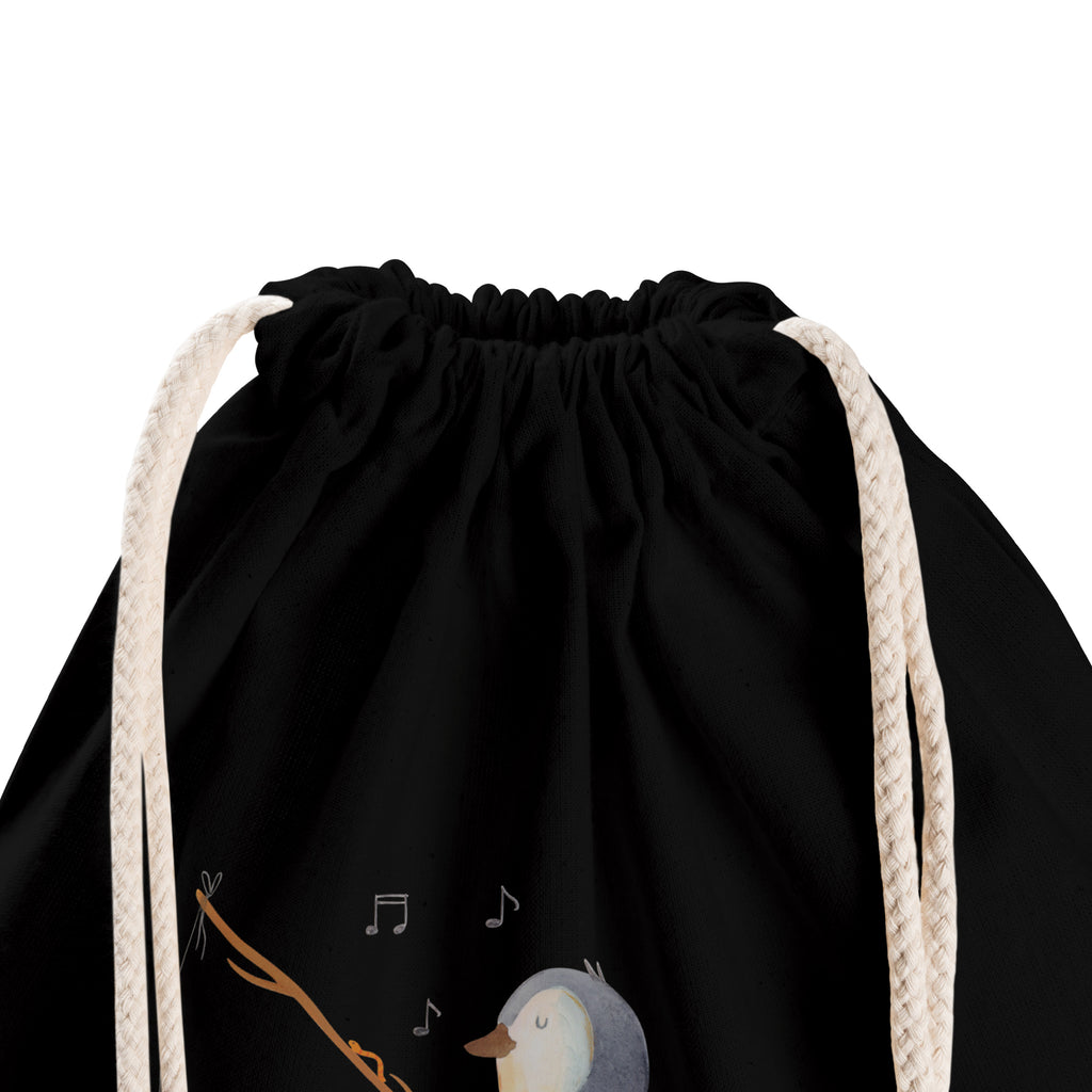 Sportbeutel Pinguin Angelboot Turnbeutel, Beutel, Sporttasche, Tasche, Stoffbeutel, Pinguin, Pinguine, Angeln, Boot, Angelboot, Lebenslust, Leben, genießen, Motivation, Neustart, Neuanfang, Trennung, Scheidung, Geschenkidee Liebeskummer