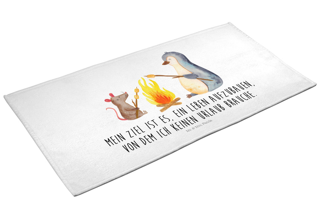 50 x 100 Handtuch Pinguin Lagerfeuer Handtuch, Badehandtuch, Badezimmer, Handtücher, groß, Kinder, Baby, Pinguin, Maus, Pinguine, Lagerfeuer, Leben, Arbeit, Job, Motivation, Büro, Büroalltag, Lebensspruch, Lebensmotivation, Neustart, Liebe, grillen, Feuer, Marshmallows