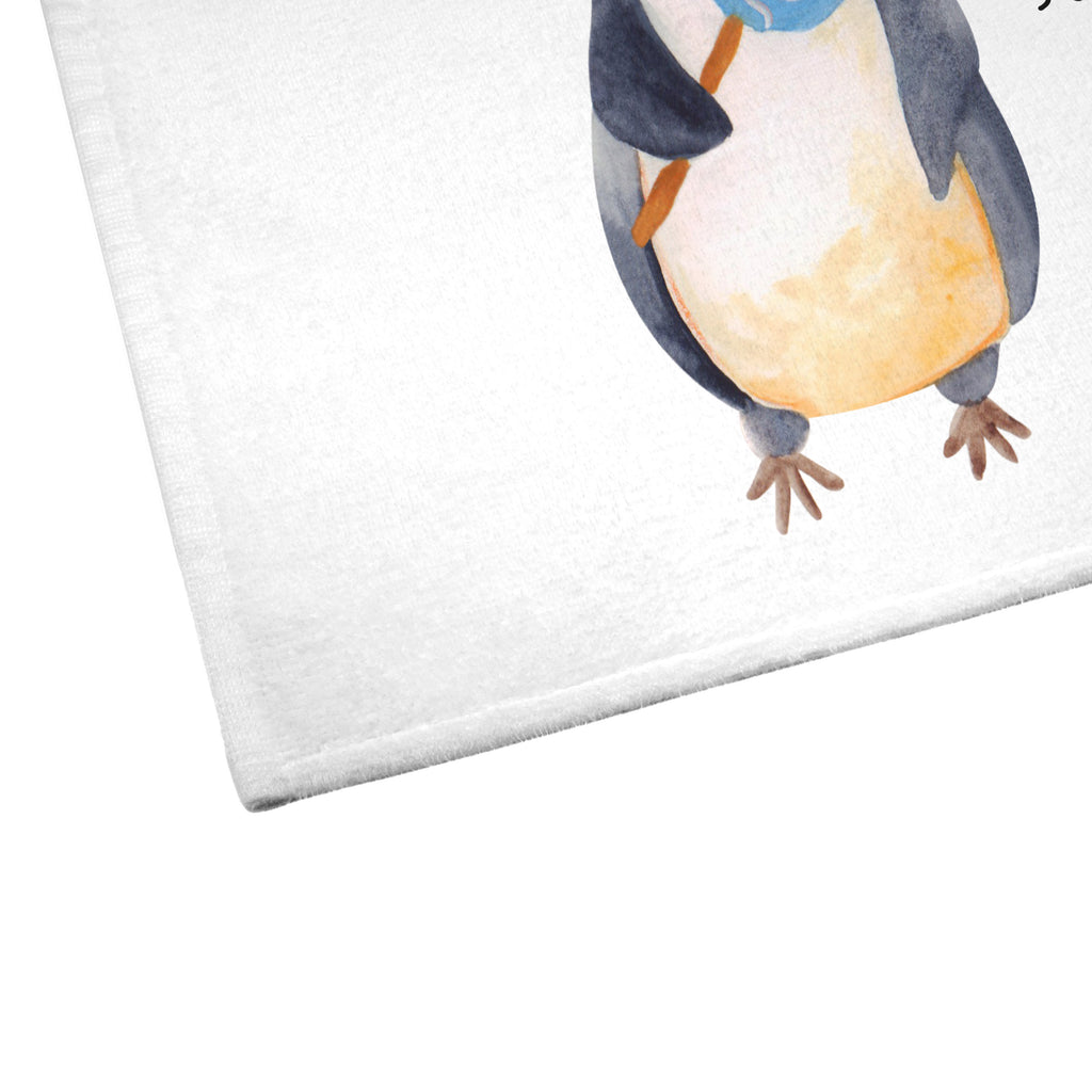 Gäste Handtuch Pinguin Lolli Gästetuch, Reisehandtuch, Sport Handtuch, Frottier, Kinder Handtuch, Pinguin, Pinguine, Lolli, Süßigkeiten, Blödsinn, Spruch, Rebell, Gauner, Ganove, Rabauke