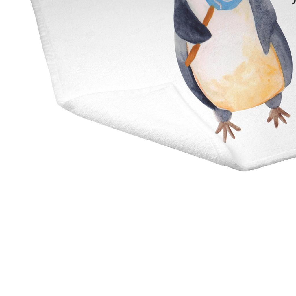 Gäste Handtuch Pinguin Lolli Gästetuch, Reisehandtuch, Sport Handtuch, Frottier, Kinder Handtuch, Pinguin, Pinguine, Lolli, Süßigkeiten, Blödsinn, Spruch, Rebell, Gauner, Ganove, Rabauke