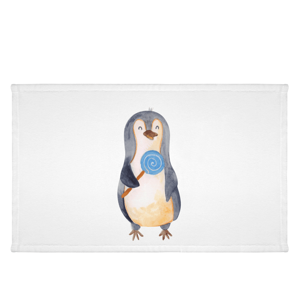 Gäste Handtuch Pinguin Lolli Gästetuch, Reisehandtuch, Sport Handtuch, Frottier, Kinder Handtuch, Pinguin, Pinguine, Lolli, Süßigkeiten, Blödsinn, Spruch, Rebell, Gauner, Ganove, Rabauke