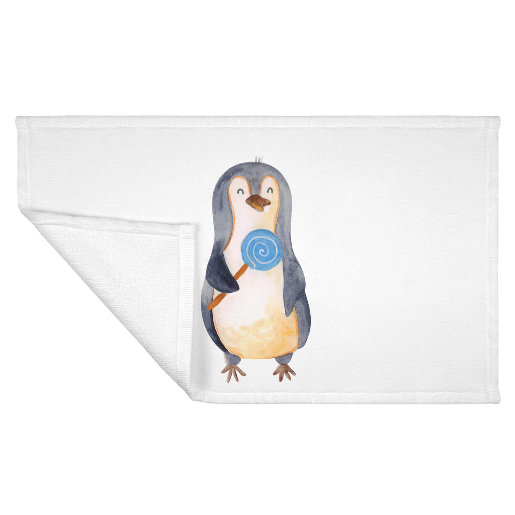 Gäste Handtuch Pinguin Lolli Gästetuch, Reisehandtuch, Sport Handtuch, Frottier, Kinder Handtuch, Pinguin, Pinguine, Lolli, Süßigkeiten, Blödsinn, Spruch, Rebell, Gauner, Ganove, Rabauke