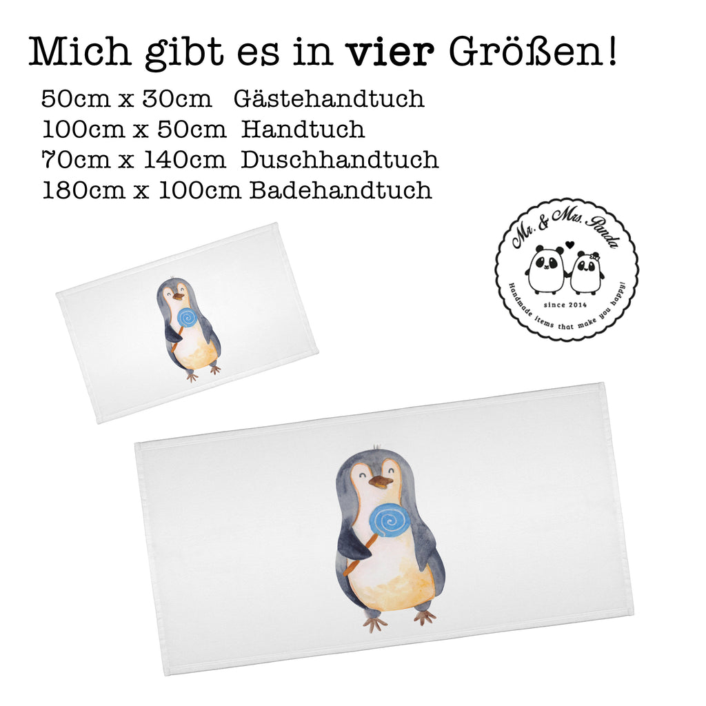 Gäste Handtuch Pinguin Lolli Gästetuch, Reisehandtuch, Sport Handtuch, Frottier, Kinder Handtuch, Pinguin, Pinguine, Lolli, Süßigkeiten, Blödsinn, Spruch, Rebell, Gauner, Ganove, Rabauke