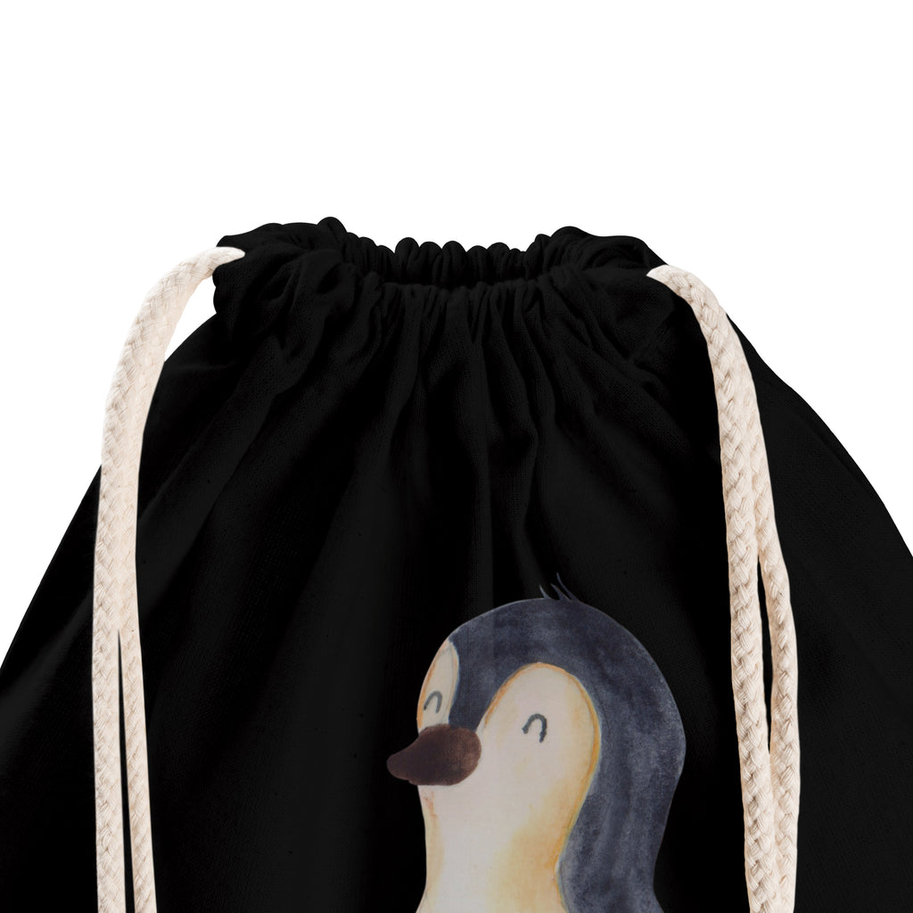 Sportbeutel Pinguin Marienkäfer Turnbeutel, Beutel, Sporttasche, Tasche, Stoffbeutel, Pinguin, Pinguine, Marienkäfer, Liebe, Wunder, Glück, Freude, Lebensfreude