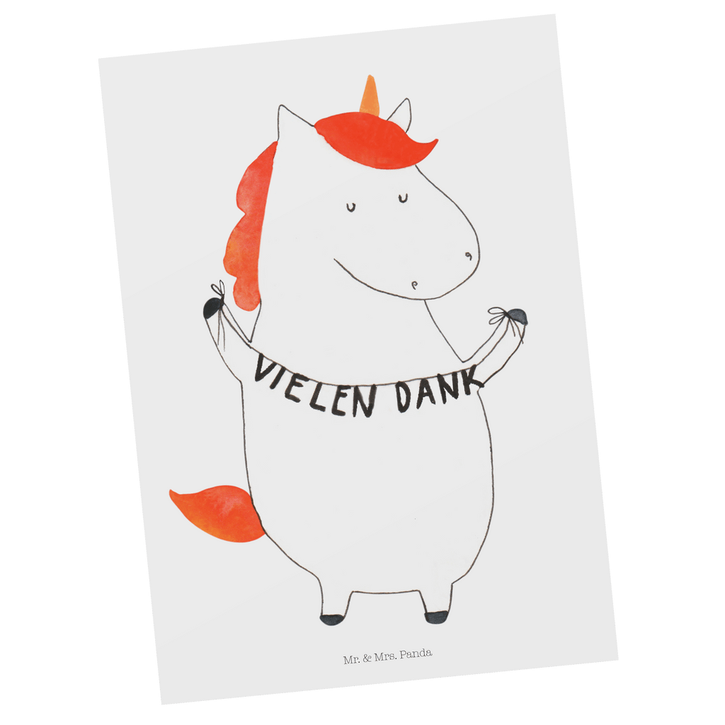 Postkarte Einhorn Vielen Dank Geschenkkarte, Grußkarte, Karte, Einladung, Ansichtskarte, Geburtstagskarte, Einladungskarte, Einhorn, Einhörner, Einhorn Deko, Pegasus, Unicorn, Danke, vielen Dank, Dankeschön, Danksagung