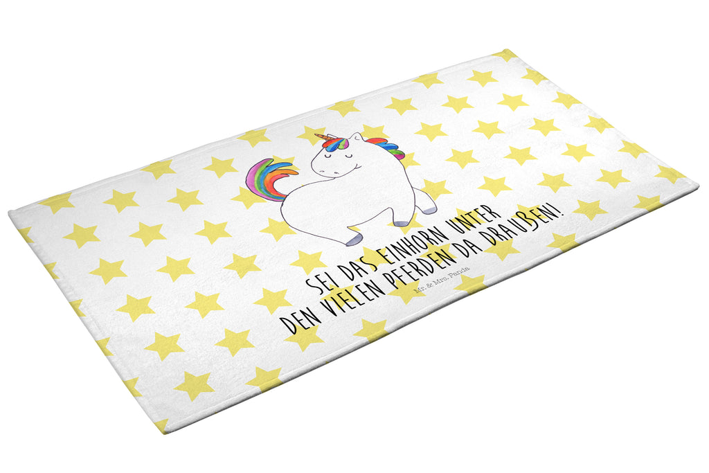 50 x 100 Handtuch Einhorn stolzierend Handtuch, Badehandtuch, Badezimmer, Handtücher, groß, Kinder, Baby, Einhorn, Einhörner, Einhorn Deko, Pegasus, Unicorn, stolz, anders, bunt, Pferd, Reiter, Reiten, Freundin, Geschenk