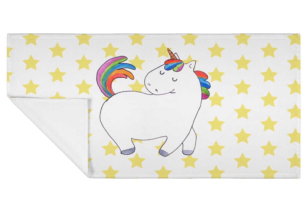 50 x 100 Handtuch Einhorn stolzierend Handtuch, Badehandtuch, Badezimmer, Handtücher, groß, Kinder, Baby, Einhorn, Einhörner, Einhorn Deko, Pegasus, Unicorn, stolz, anders, bunt, Pferd, Reiter, Reiten, Freundin, Geschenk