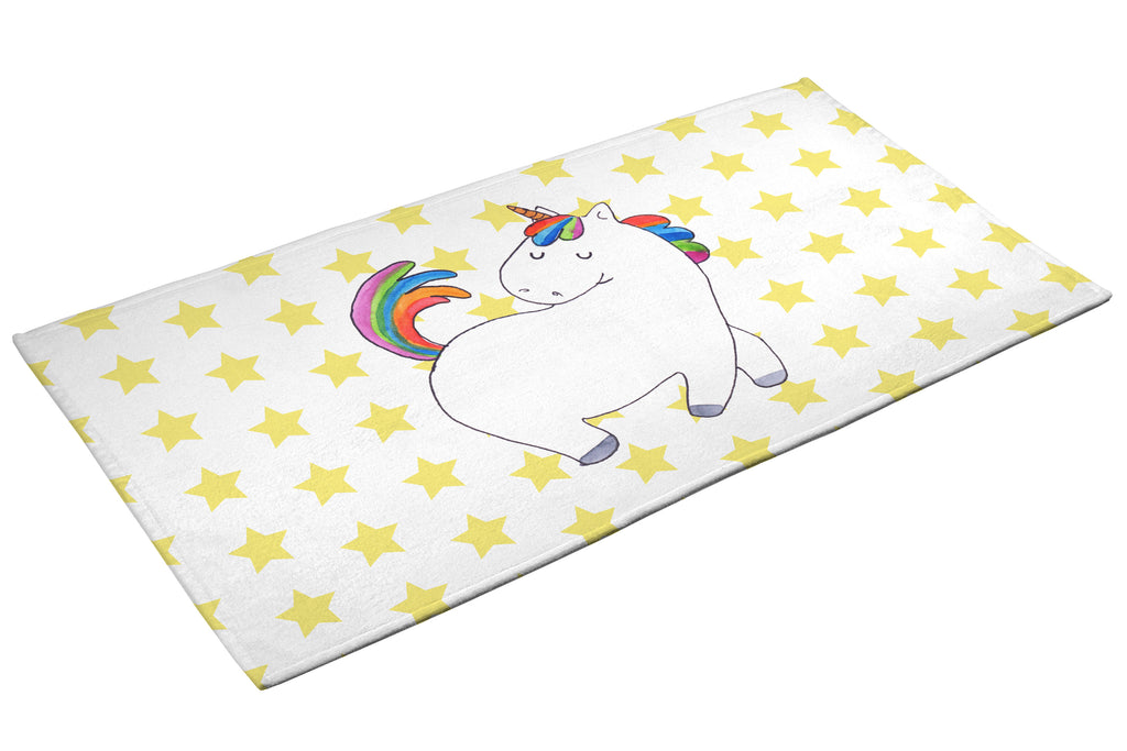 50 x 100 Handtuch Einhorn stolzierend Handtuch, Badehandtuch, Badezimmer, Handtücher, groß, Kinder, Baby, Einhorn, Einhörner, Einhorn Deko, Pegasus, Unicorn, stolz, anders, bunt, Pferd, Reiter, Reiten, Freundin, Geschenk