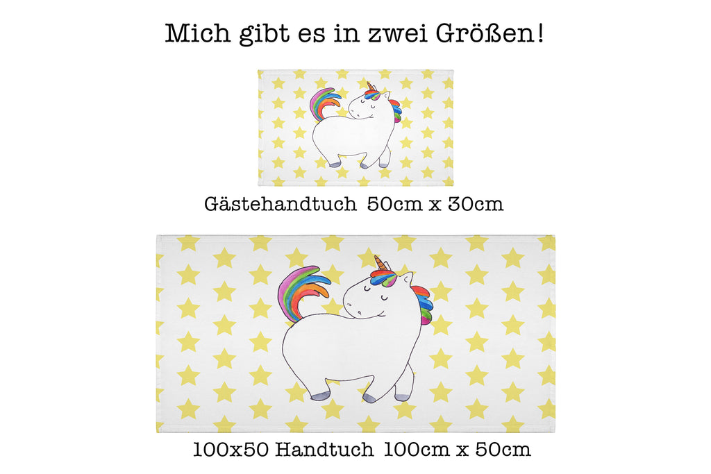 50 x 100 Handtuch Einhorn stolzierend Handtuch, Badehandtuch, Badezimmer, Handtücher, groß, Kinder, Baby, Einhorn, Einhörner, Einhorn Deko, Pegasus, Unicorn, stolz, anders, bunt, Pferd, Reiter, Reiten, Freundin, Geschenk