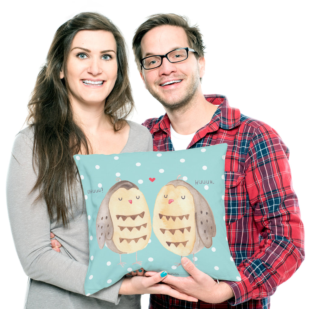 40x40 Kissen Eule Liebe Kissenhülle, Kopfkissen, Sofakissen, Dekokissen, Motivkissen, Eule, Eule Deko, Liebe, Hochzeit Spruch, Owl, All you need is love, Liebe Spruch, Freundin Geschenk, Freund, Wortspiel lustig