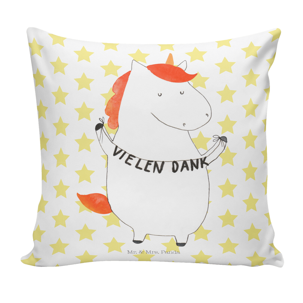 40x40 Kissen Einhorn Vielen Dank Kissenhülle, Kopfkissen, Sofakissen, Dekokissen, Motivkissen, Einhorn, Einhörner, Einhorn Deko, Pegasus, Unicorn, Danke, vielen Dank, Dankeschön, Danksagung