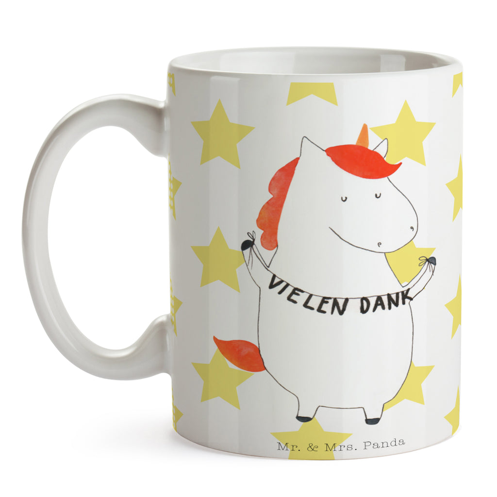 Tasse Einhorn Vielen Dank Danke, vielen Dank, Einhorn, Einhörner, Dankeschön, Danksagung, Becher, Kaffeetasse, Kaffeebecher, Tee, Frühstück, Büro  Einhorn, Einhörner, Einhorn Deko, Pegasus, Unicorn