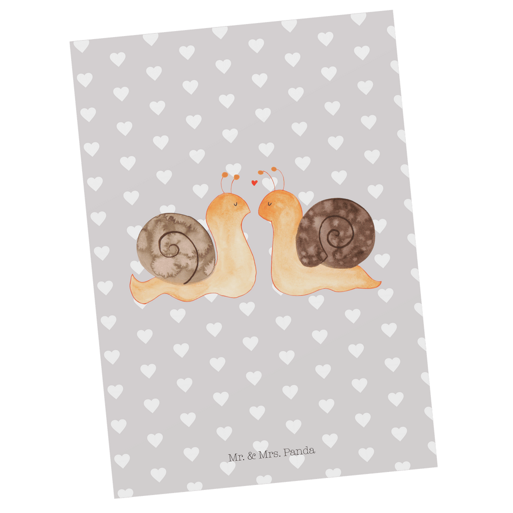 Postkarte Schnecken Liebe Geschenkkarte, Grußkarte, Karte, Einladung, Ansichtskarte, Geburtstagskarte, Einladungskarte, Liebe, Partner, Freund, Freundin, Ehemann, Ehefrau, Heiraten, Verlobung, Heiratsantrag, Liebesgeschenk, Jahrestag, Hocheitstag