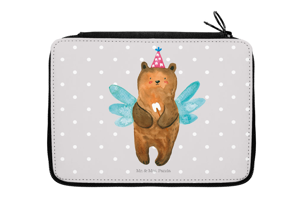 Federmappe Zahnfee Bär Federmappe, Stiftetasche, Stifte Etui, Schule, Einschulung, Geschenk, Kind, Schüler, Schülerin, Stifterolle, Federmäppchen, Motiv, Grundschule, Federmäppchen bedruckt, Büro Stifte Etui, Bestückte Federmappe, Kinder Federmappe, Federmappe Einschulung, Bär, Teddy, Teddybär, Zahnfee, Fee, Milchzahn, Erster Zahn