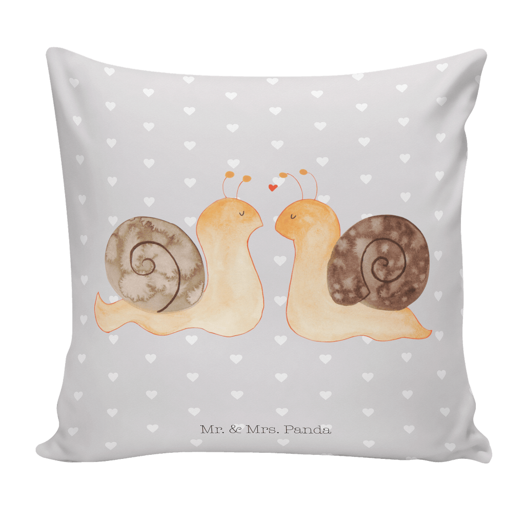 40x40 Kissen Schnecken Liebe Kissenhülle, Kopfkissen, Sofakissen, Dekokissen, Motivkissen, Liebe, Partner, Freund, Freundin, Ehemann, Ehefrau, Heiraten, Verlobung, Heiratsantrag, Liebesgeschenk, Jahrestag, Hocheitstag