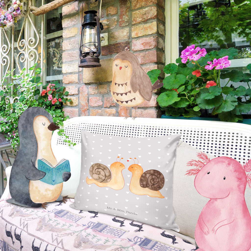 40x40 Kissen Schnecken Liebe Kissenhülle, Kopfkissen, Sofakissen, Dekokissen, Motivkissen, Liebe, Partner, Freund, Freundin, Ehemann, Ehefrau, Heiraten, Verlobung, Heiratsantrag, Liebesgeschenk, Jahrestag, Hocheitstag