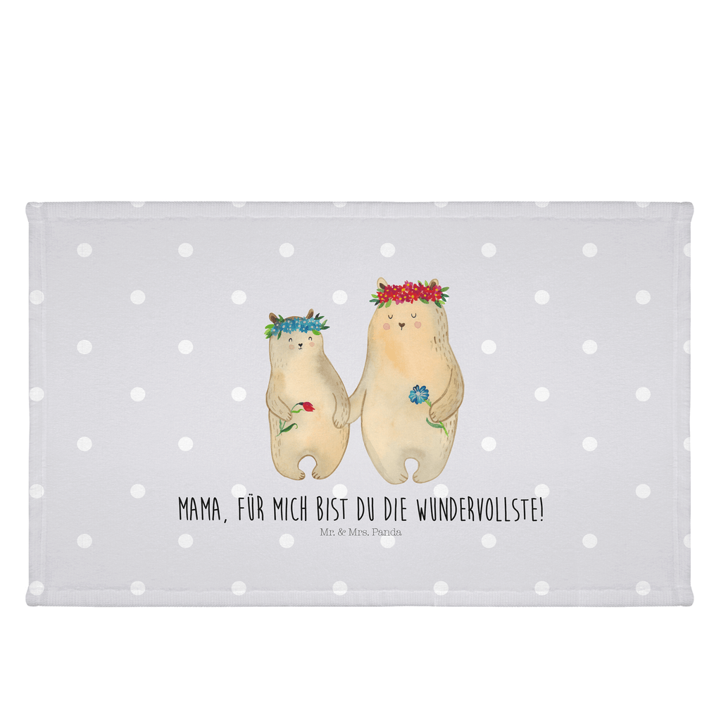 50 x 100 Handtuch Bären mit Blumenkranz Handtuch, Badehandtuch, Badezimmer, Handtücher, groß, Kinder, Baby, Familie, Vatertag, Muttertag, Bruder, Schwester, Mama, Papa, Oma, Opa, Bär, Bären, Mutter, Mutti, Mami, Lieblingsmensch, Lieblingsmama, beste Mutter, weltbeste Mama, Geschenk Mama. Muttertag, Tochter, Kind, Töchter, Family, Vorbild