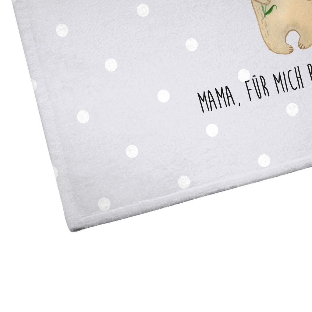 50 x 100 Handtuch Bären mit Blumenkranz Handtuch, Badehandtuch, Badezimmer, Handtücher, groß, Kinder, Baby, Familie, Vatertag, Muttertag, Bruder, Schwester, Mama, Papa, Oma, Opa, Bär, Bären, Mutter, Mutti, Mami, Lieblingsmensch, Lieblingsmama, beste Mutter, weltbeste Mama, Geschenk Mama. Muttertag, Tochter, Kind, Töchter, Family, Vorbild