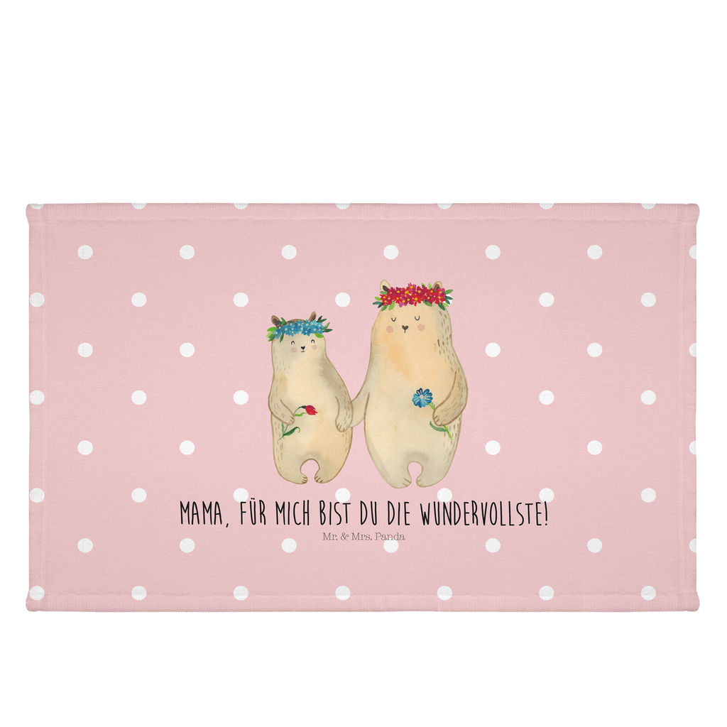 50 x 100 Handtuch Bären mit Blumenkranz Handtuch, Badehandtuch, Badezimmer, Handtücher, groß, Kinder, Baby, Familie, Vatertag, Muttertag, Bruder, Schwester, Mama, Papa, Oma, Opa, Bär, Bären, Mutter, Mutti, Mami, Lieblingsmensch, Lieblingsmama, beste Mutter, weltbeste Mama, Geschenk Mama. Muttertag, Tochter, Kind, Töchter, Family, Vorbild